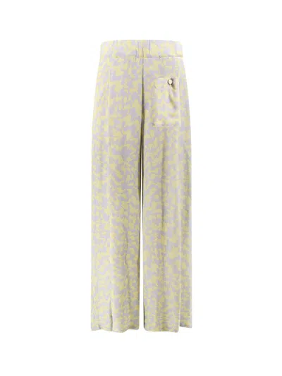 Shop Dries Van Noten Trouser In Grey
