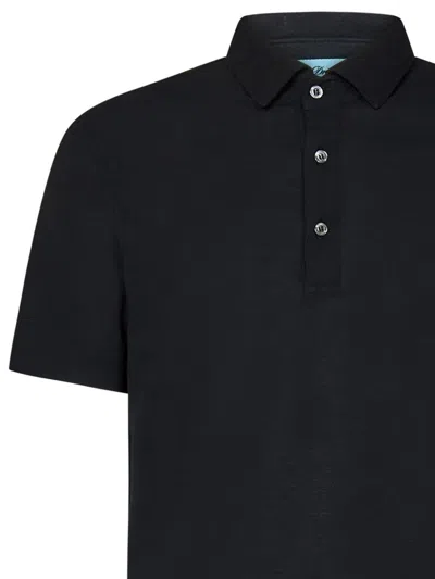Drumohr Spread-collar Cotton Polo Shirt