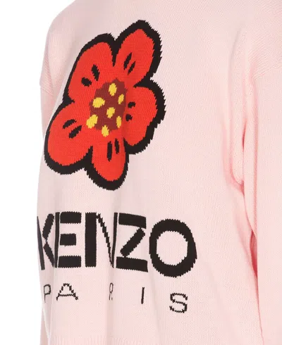 Shop Kenzo 'boke Flower' Sweater In Pink
