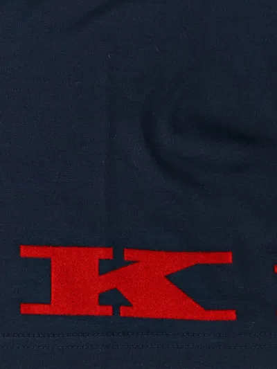 Shop Kiton T-shirt In Blue