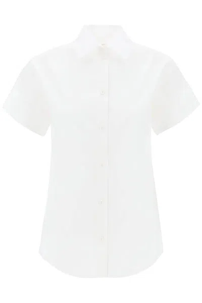 Shop Max Mara Beachwear 'oriana' Short-slee In White