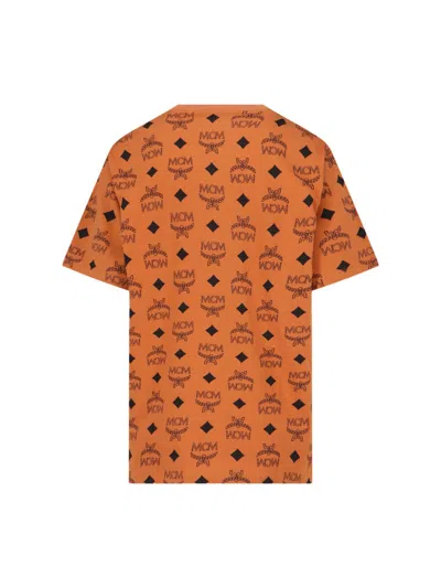 Shop Mcm T-shirts And Polos In Brown