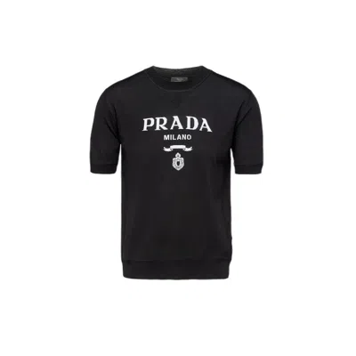 Shop Prada Jerseys & Knitwear In Nero