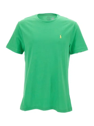 Shop Ralph Lauren T-shirts And Polos In Classic Kelly/c1231
