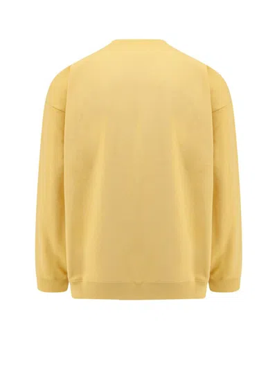 Shop Saint Laurent Sweatshirt In Yellow