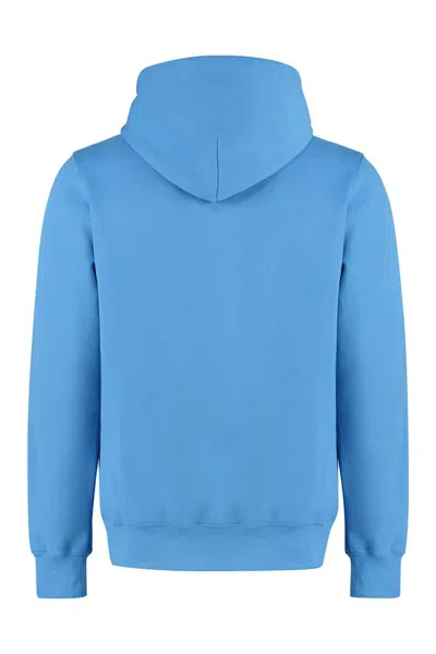 Shop Vilebrequin Cotton Hoodie In Blue