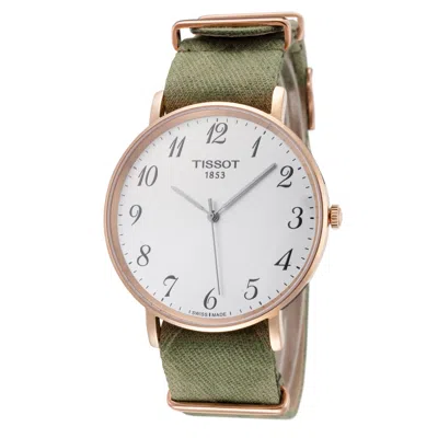 Shop Tissot Men's T-classic 42mm Quartz Watch In Green