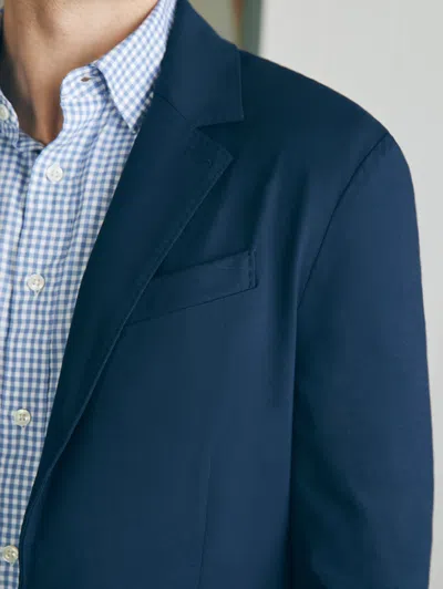 Shop Faherty Movement&trade; Knit Blazer In Lupine Navy