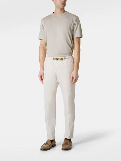 Shop White Sand Pants With Belt