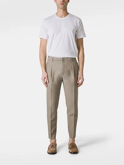 Shop Beable Trousers With Pleats In Dove Grey