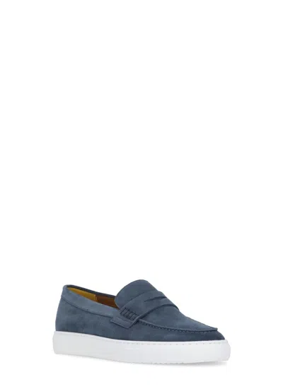 Shop Doucal's Flat Shoes Blue