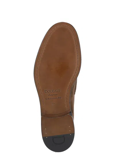 Shop Doucal's Flat Shoes Brown
