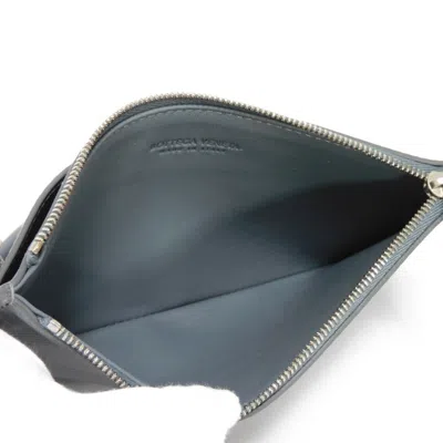 Shop Bottega Veneta Grey Leather Wallet  ()