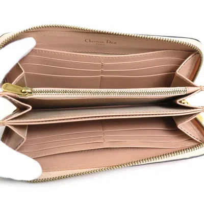 Shop Dior Pink Leather Wallet  ()
