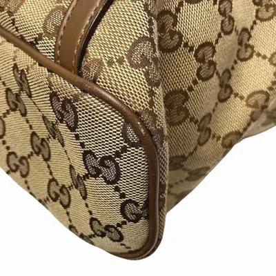 Shop Gucci Gg Canvas Brown Canvas Tote Bag ()