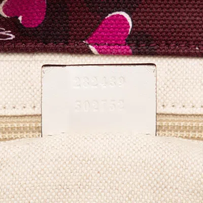 Shop Gucci Heart Multicolour Canvas Tote Bag ()