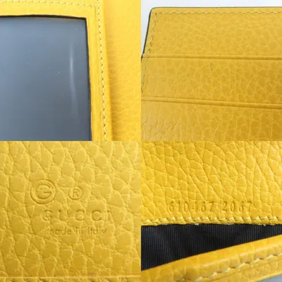 Shop Gucci Interlocking G Beige Leather Wallet  ()