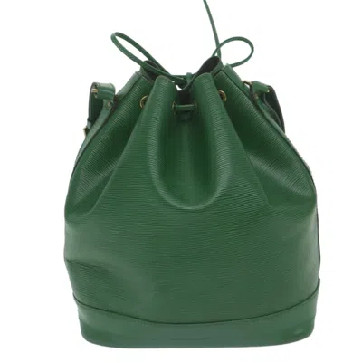 Pre-owned Louis Vuitton Noe Green Leather Shoulder Bag ()