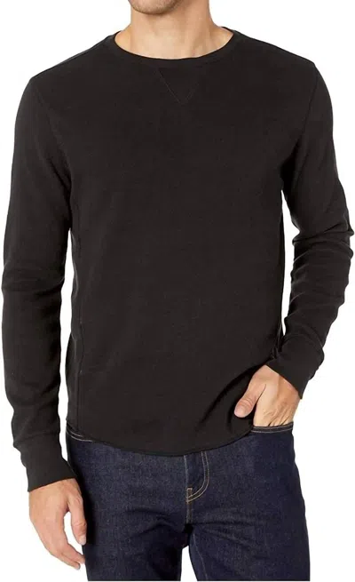 Shop Lucky Brand Thermal Crew In Black
