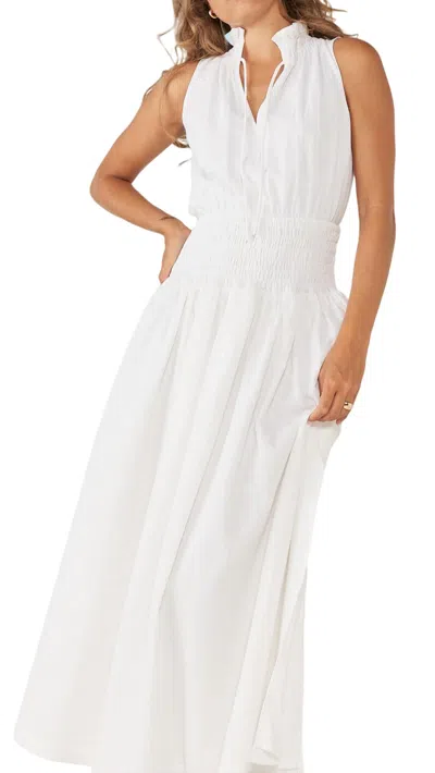 Sovere / Assure Midi Dress In White In White
