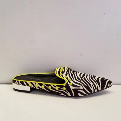 Shop Beautiisoles By Robyn Shreiber Sadie 49/70 Sandal In Zebra In Multi