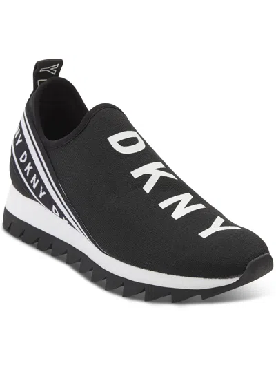 Shop Dkny Womens Slip-on Fitness Running Shoes In Multi