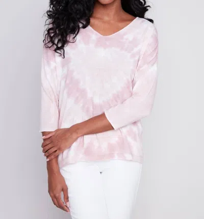Shop Charlie B I Heart You Long Sleeve Top In Pink