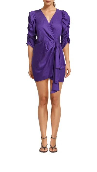 Shop Ronny Kobo Amara Dress In Purple