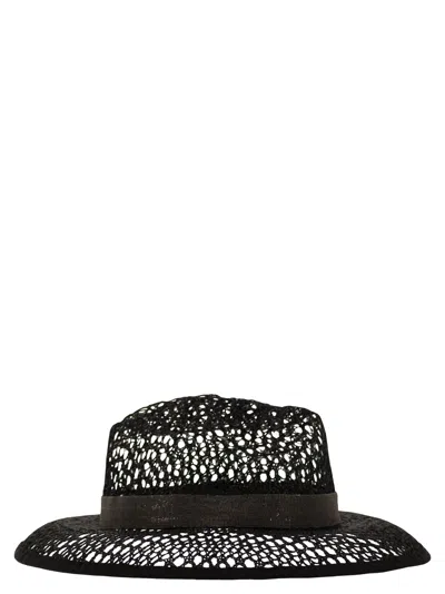 Shop Brunello Cucinelli Straw Hat With Precious Band