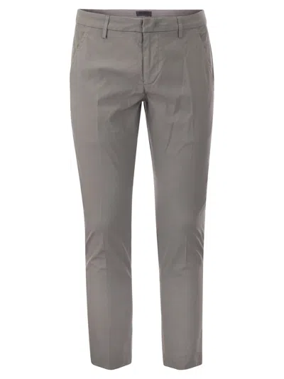 Shop Dondup Alfredo Slim Fit Cotton Trousers