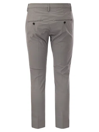 Shop Dondup Alfredo Slim Fit Cotton Trousers