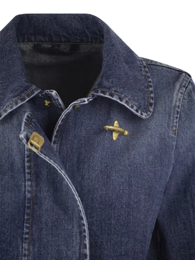 Fay Mini 3-hook Denim Jacket