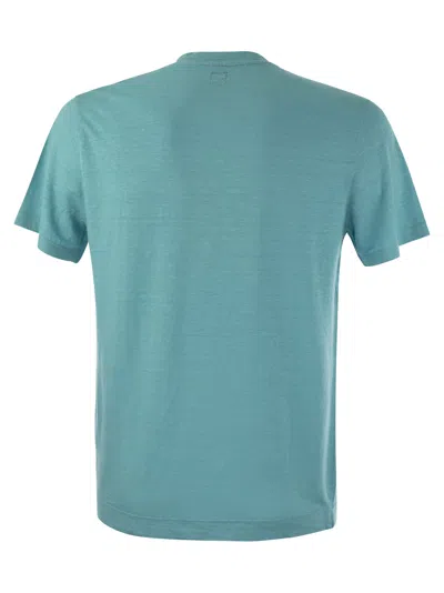 Shop Fedeli Linen Flex T Shirt