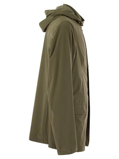 Herno Men's Technical Fabric Jacket With Hood