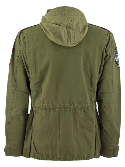 Shop Polo Ralph Lauren Iconic Military Jacket With Patch