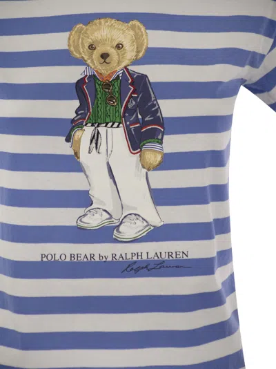 Shop Polo Ralph Lauren Polo Bear Striped Cotton T Shirt