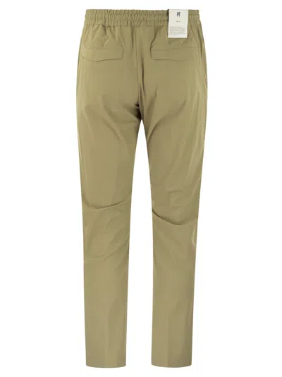 Shop Pt Pantaloni Torino "omega" Trousers In Technical Fabric