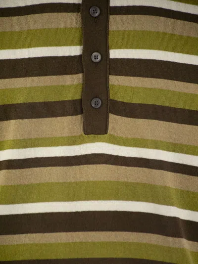 Shop Pt Pantaloni Torino Cotton And Viscose Polo Shirt