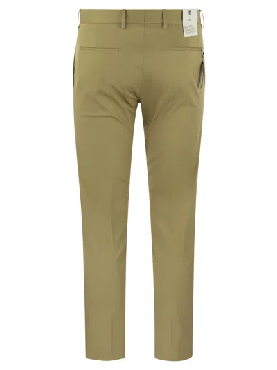 Shop Pt Pantaloni Torino Dieci Cotton Trousers