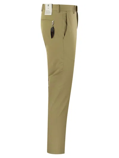 Shop Pt Pantaloni Torino Dieci Cotton Trousers