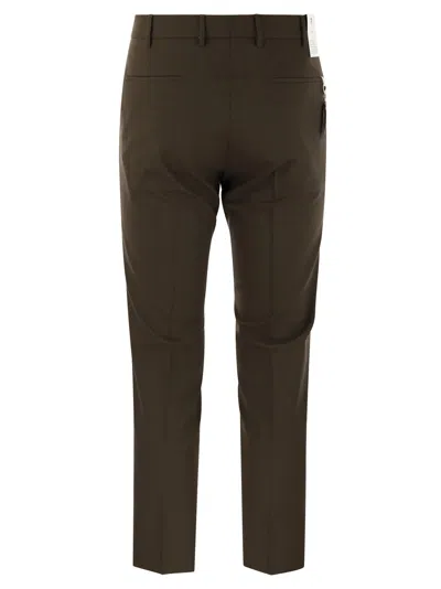 Pt Pantaloni Torino Dieci Virgin Wool Trousers