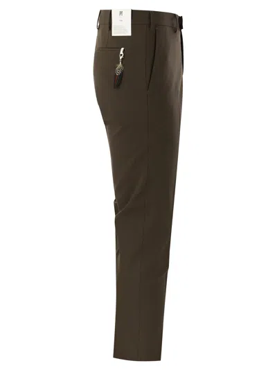 Shop Pt Pantaloni Torino Dieci Virgin Wool Trousers