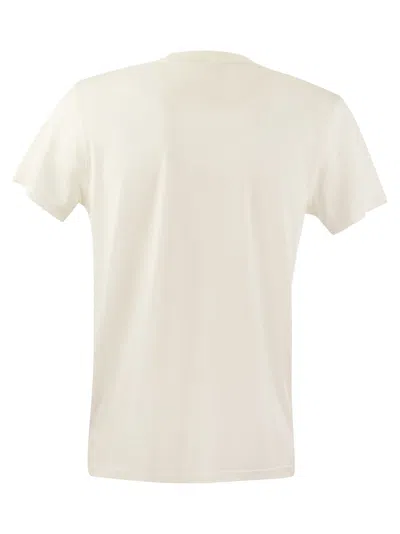 Shop Pt Pantaloni Torino Silk And Cotton T Shirt