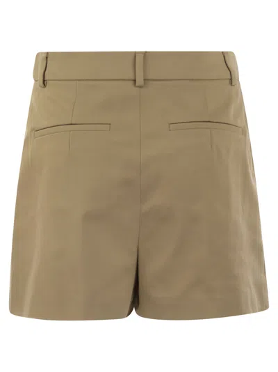 Shop Sportmax Unico Washed Cotton Shorts