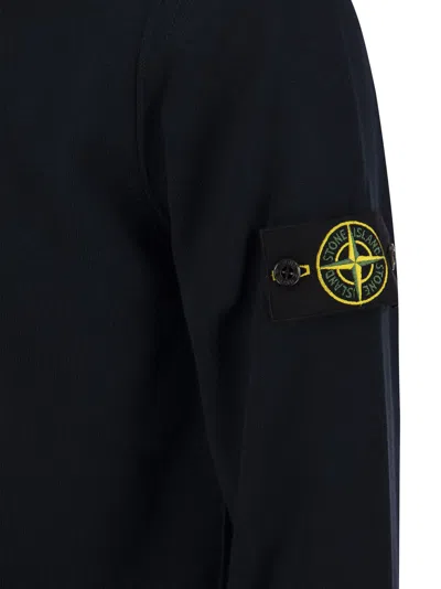 Shop Stone Island Crew Neck Cotton Jumper