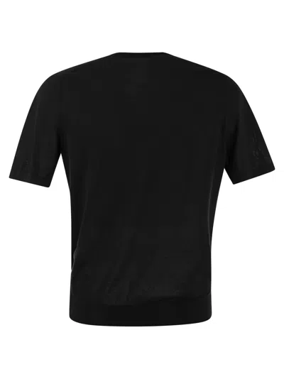 Shop Tagliatore T Shirt In Cotton Fabric