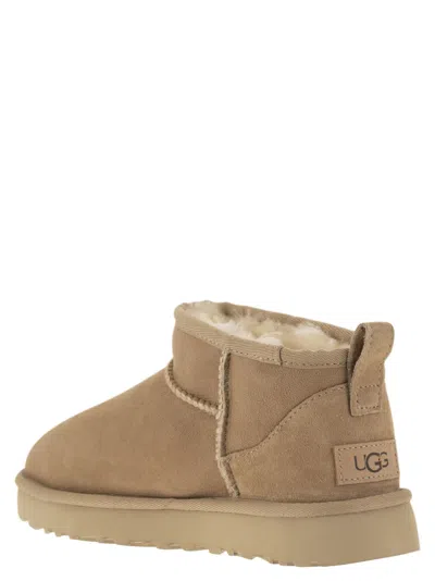 Ugg Classic Ultra Mini Suede Boots For Woman In Multi