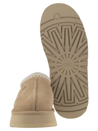 Ugg Tazz Slippers With Platform In Neutral
