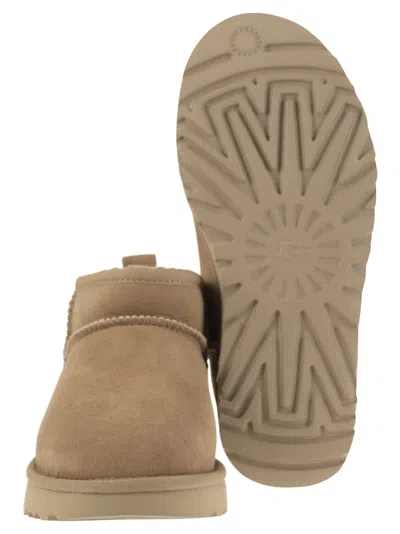Ugg Classic Ultra Mini Suede Boots For Woman In Multi