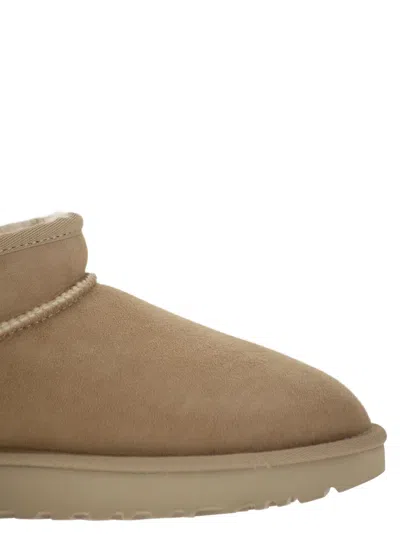 Ugg Classic Ultra Mini Suede Boots For Woman In Multi